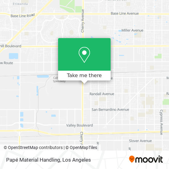 Mapa de Papé Material Handling