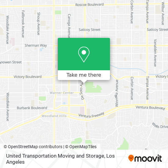 United Transportation Moving and Storage map