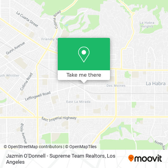 Mapa de Jazmin O'Donnell - Supreme Team Realtors