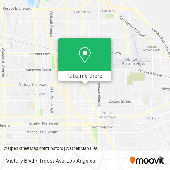 Victory Blvd / Troost Ave map