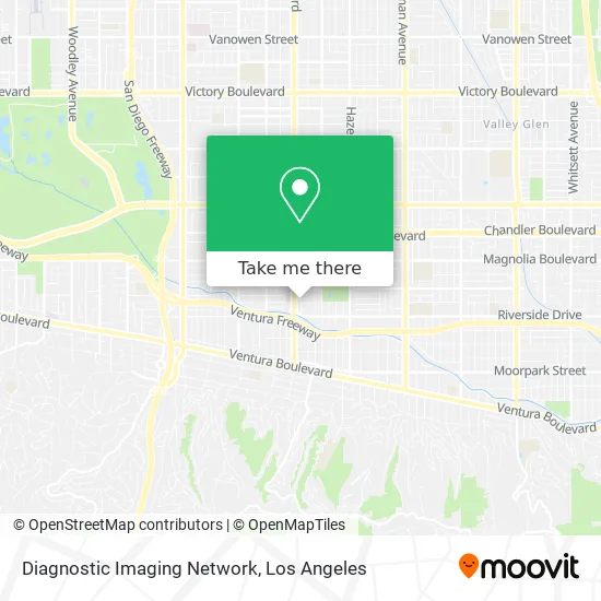 Mapa de Diagnostic Imaging Network