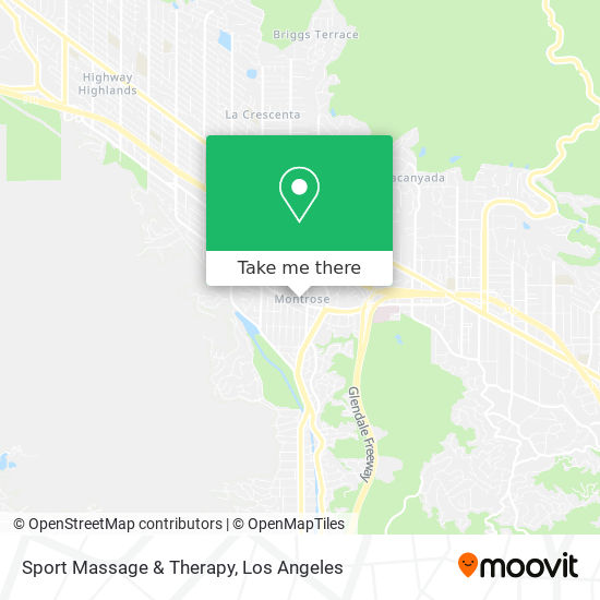 Sport Massage & Therapy map