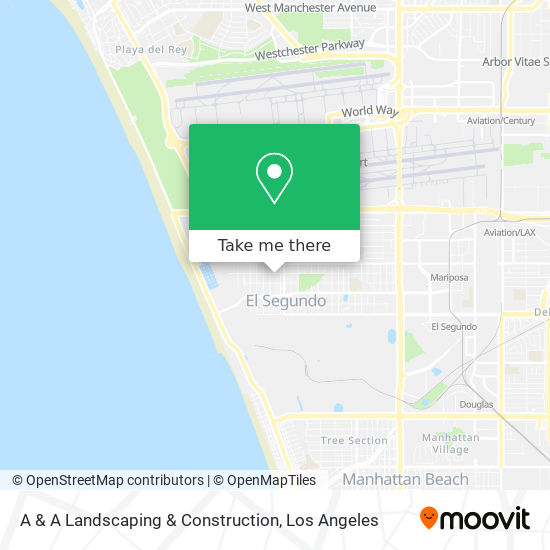 A & A Landscaping & Construction map