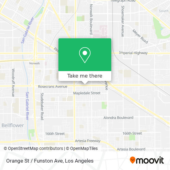 Orange St / Funston Ave map