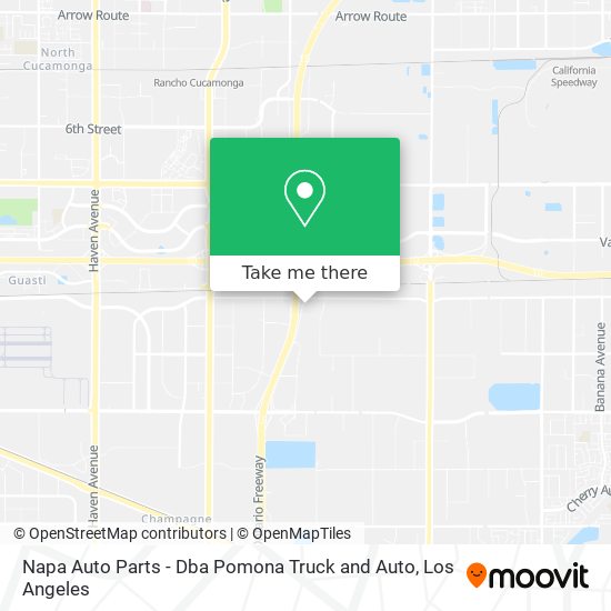 Napa Auto Parts - Dba Pomona Truck and Auto map
