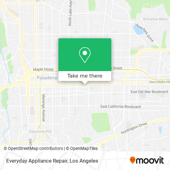 Everyday Appliance Repair map