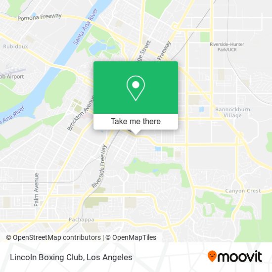 Mapa de Lincoln Boxing Club