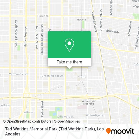 Ted Watkins Memorial Park map