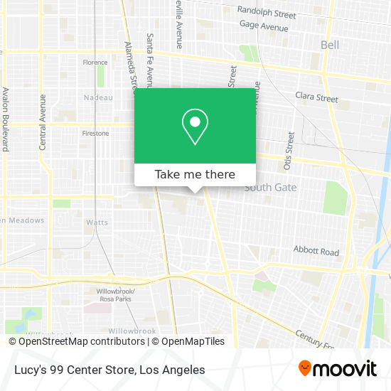 Lucy's 99 Center Store map