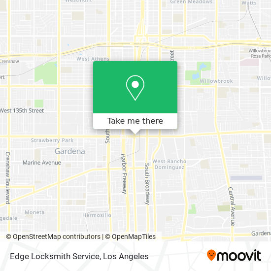 Edge Locksmith Service map