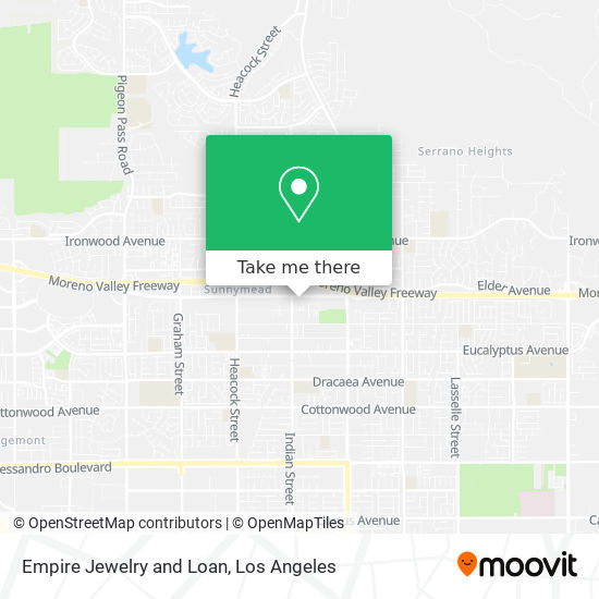 Empire Jewelry and Loan map