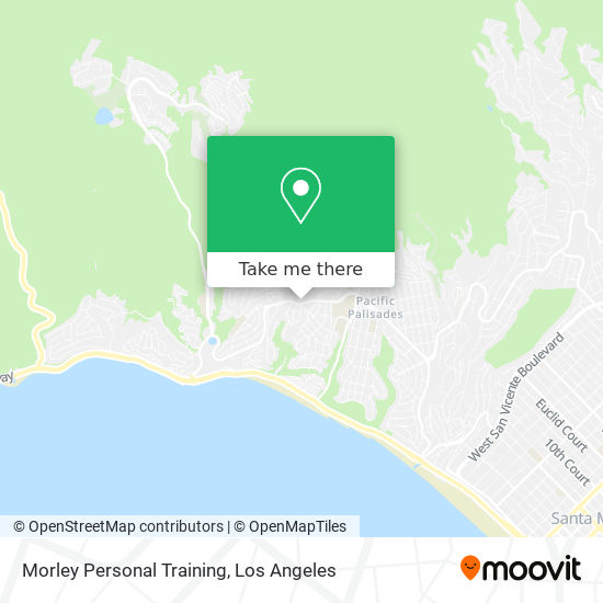 Morley Personal Training map
