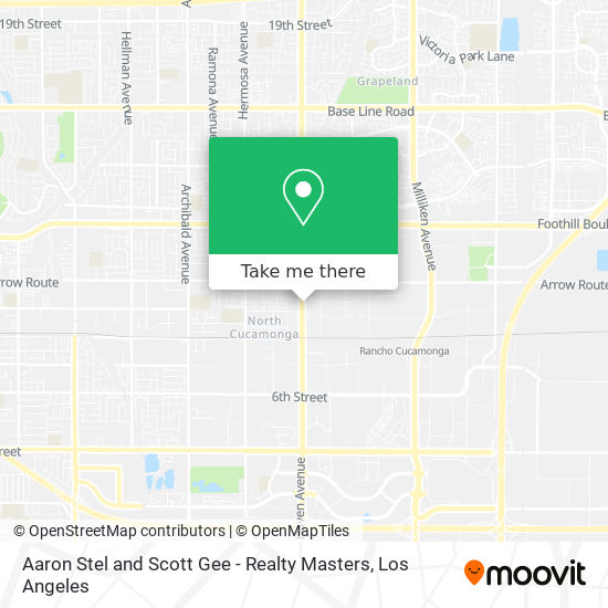 Mapa de Aaron Stel and Scott Gee - Realty Masters