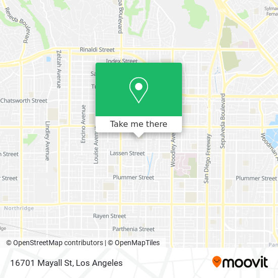 Mapa de 16701 Mayall St