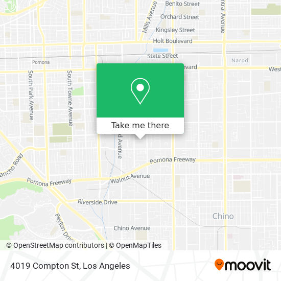 Mapa de 4019 Compton St