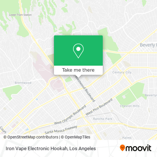 Mapa de Iron Vape Electronic Hookah