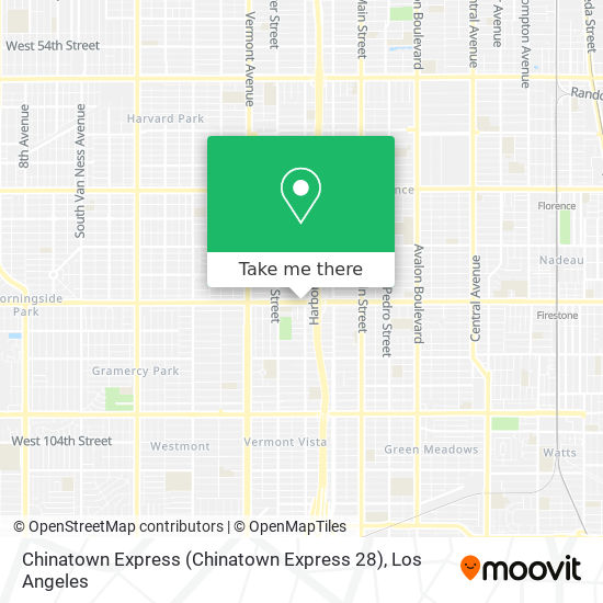 Chinatown Express (Chinatown Express 28) map