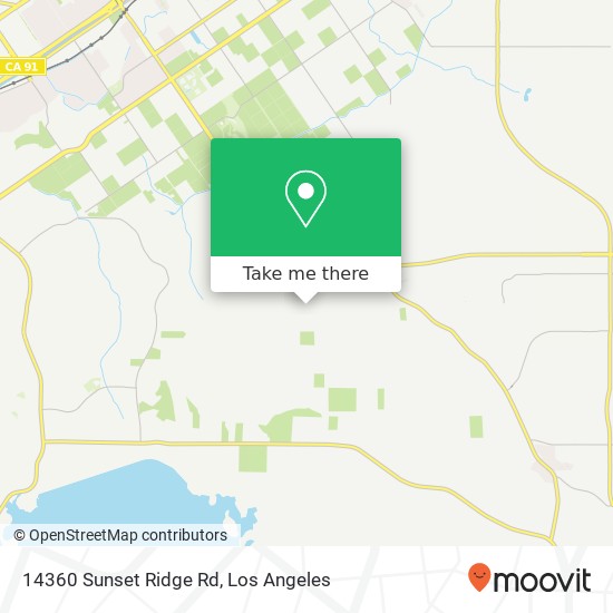 14360 Sunset Ridge Rd map