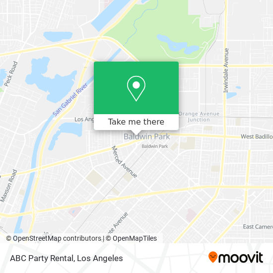 ABC Party Rental map