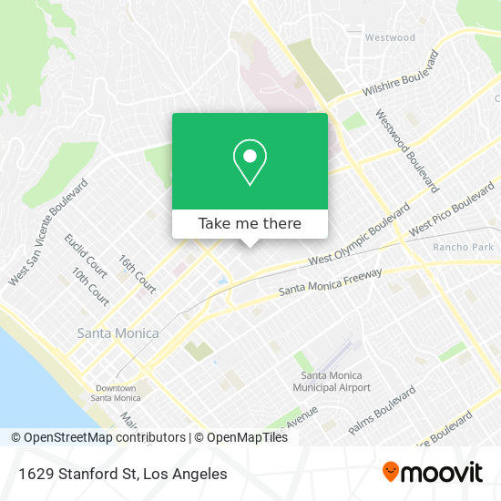 Mapa de 1629 Stanford St