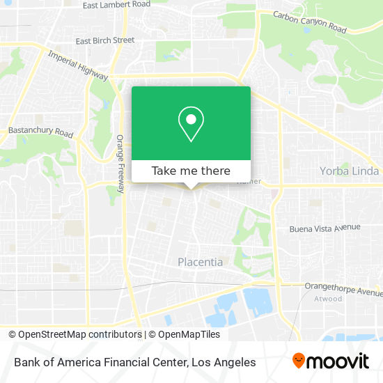 Bank of America Financial Center map