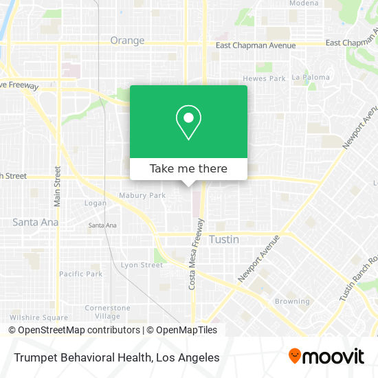 Mapa de Trumpet Behavioral Health