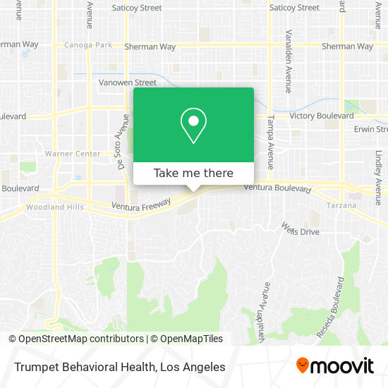 Mapa de Trumpet Behavioral Health