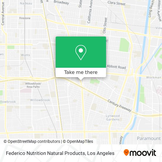 Mapa de Federico Nutrition Natural Products