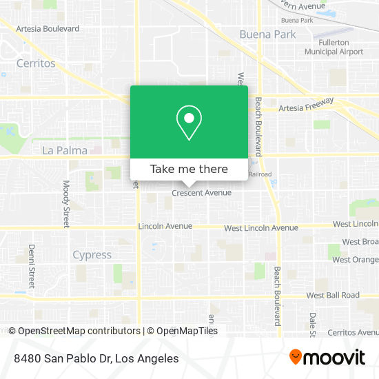 8480 San Pablo Dr map