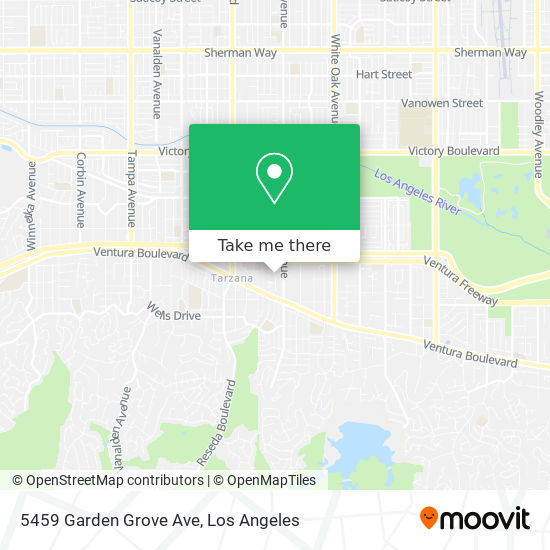 Mapa de 5459 Garden Grove Ave