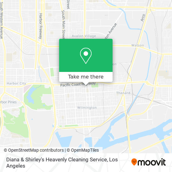 Mapa de Diana & Shirley's Heavenly Cleaning Service