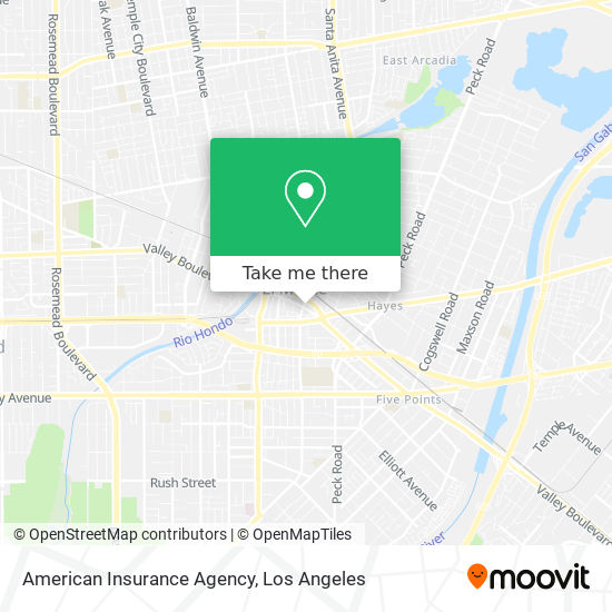 American Insurance Agency map