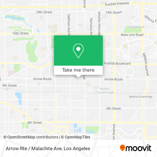 Arrow Rte / Malachite Ave map