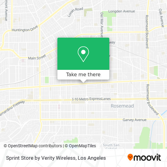 Mapa de Sprint Store by Verity Wireless