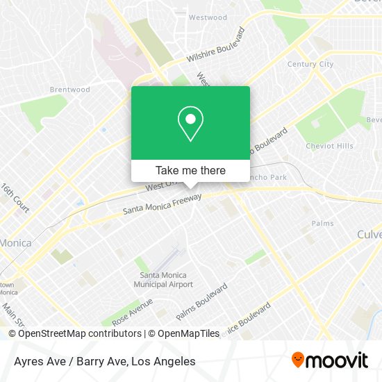 Mapa de Ayres Ave / Barry Ave