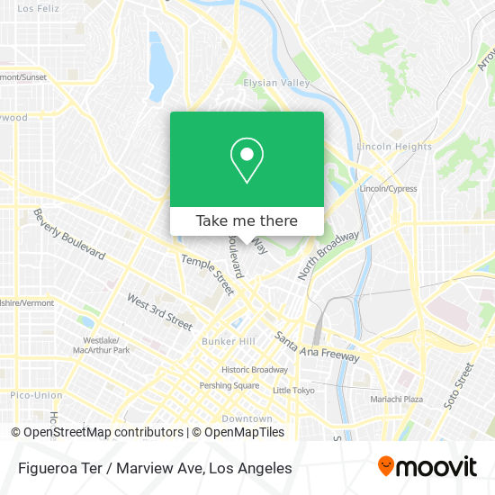 Figueroa Ter / Marview Ave map