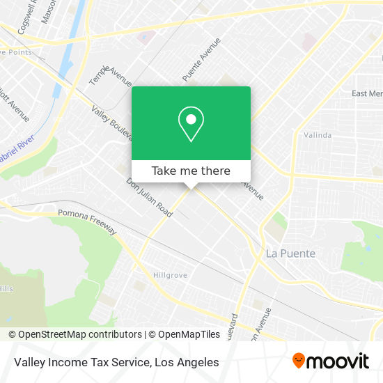 Valley Income Tax Service map