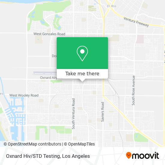 Oxnard Hiv/STD Testing map