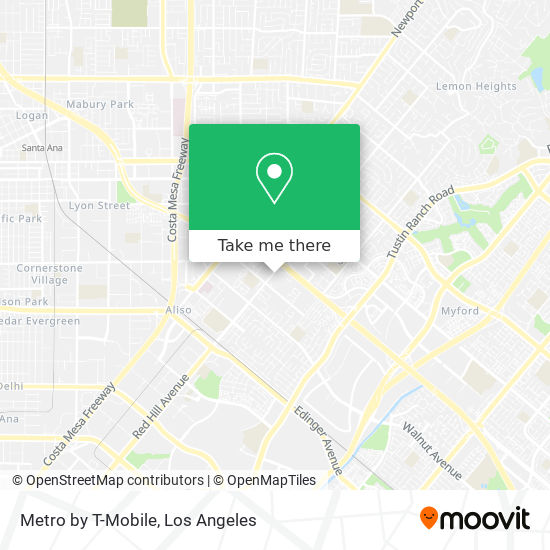 Metro by T-Mobile map