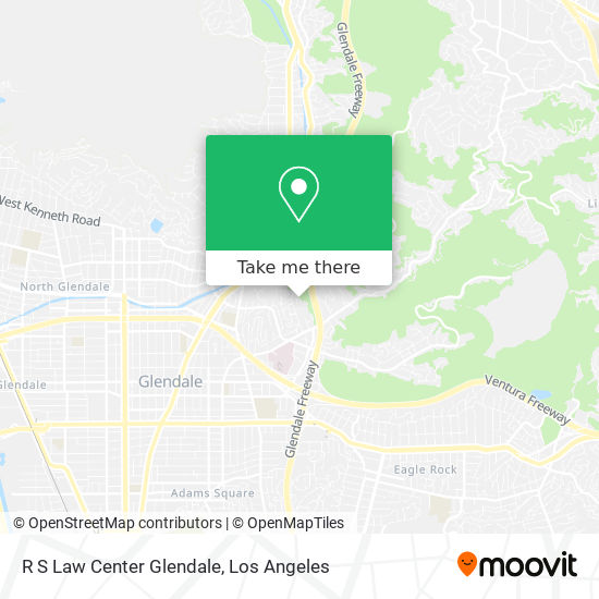 Mapa de R S Law Center Glendale