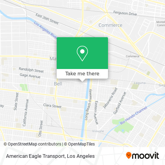 American Eagle Transport map