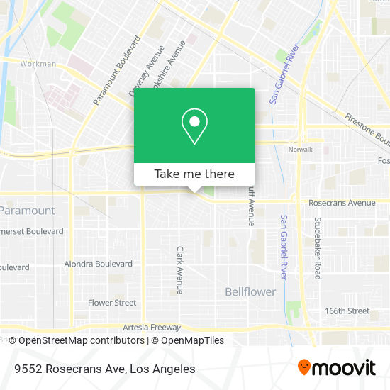 9552 Rosecrans Ave map