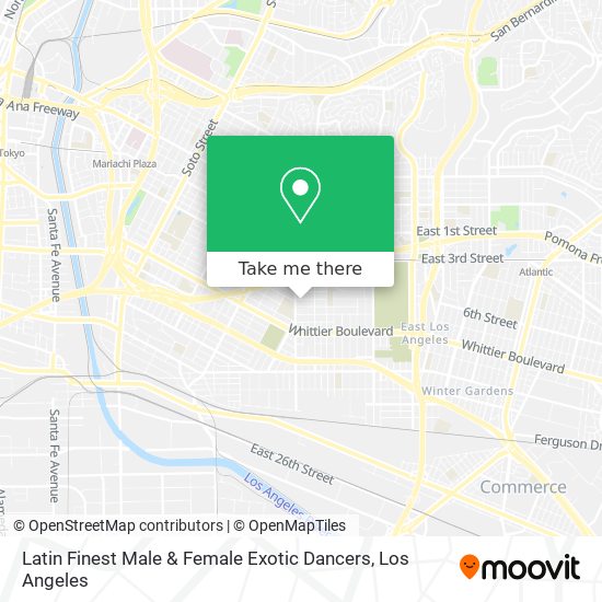 Latin Finest Male & Female Exotic Dancers map