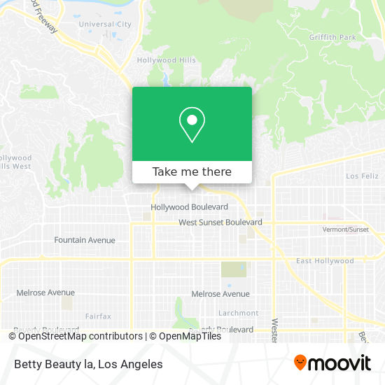 Betty Beauty la map