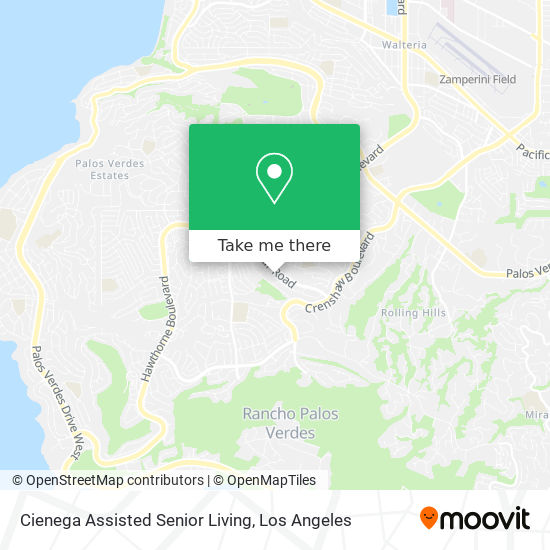 Mapa de Cienega Assisted Senior Living