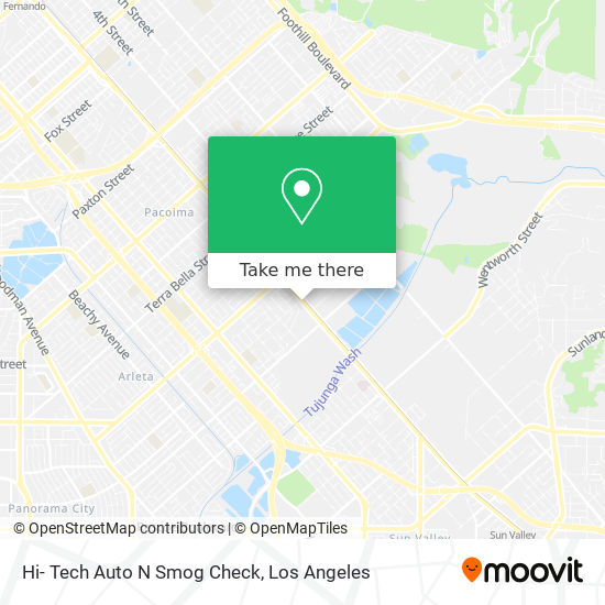 Hi- Tech Auto N Smog Check map