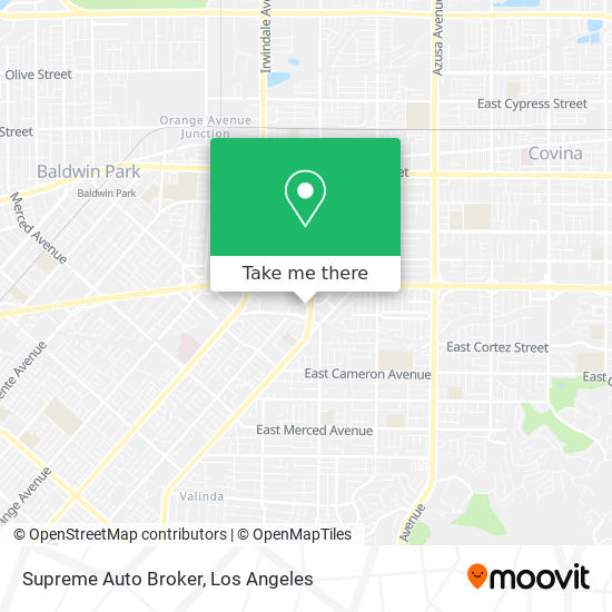 Supreme Auto Broker map