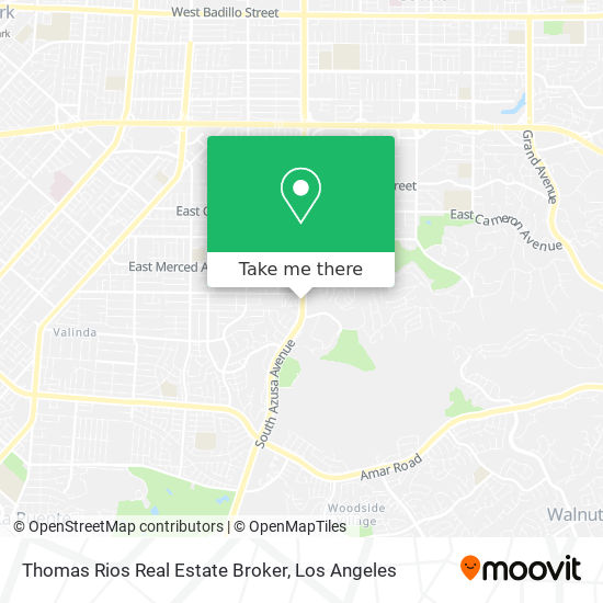 Thomas Rios Real Estate Broker map