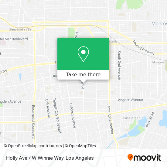 Holly Ave / W Winnie Way map