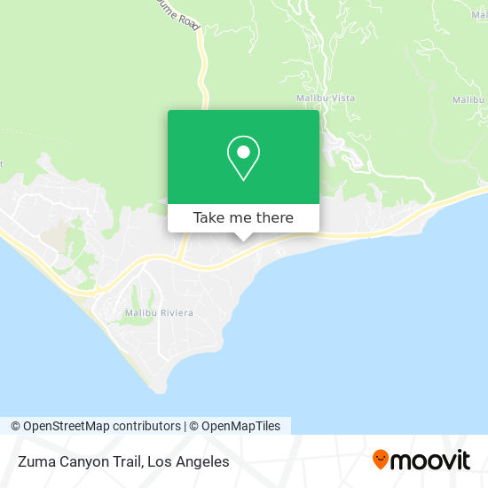 Mapa de Zuma Canyon Trail